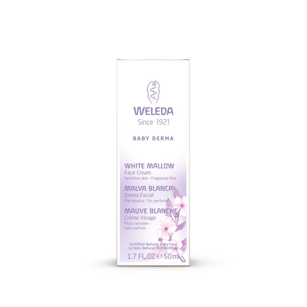 weleda baby derma white mallow face cream